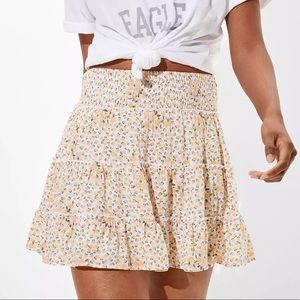 Summer Floral Mini Skirt